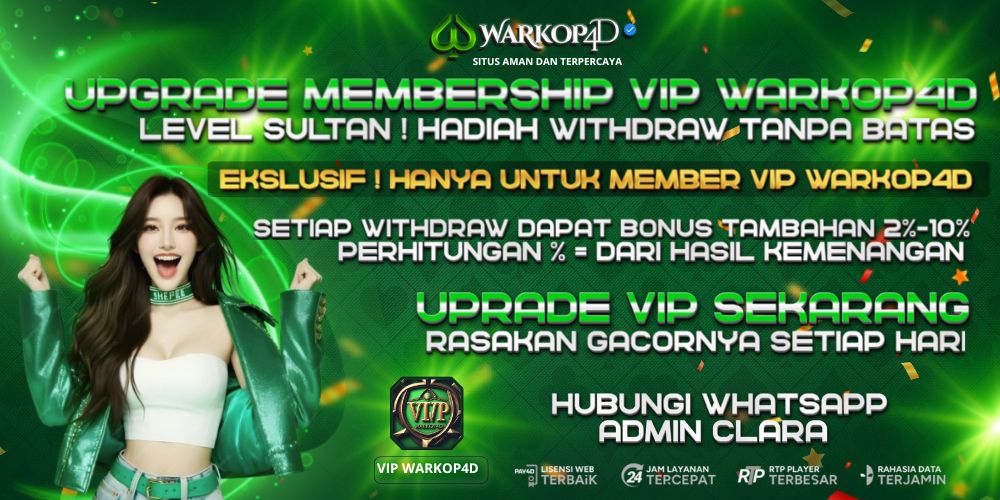 JOIN MENJADI MEMBERSHIP VIP WARKOP4D
